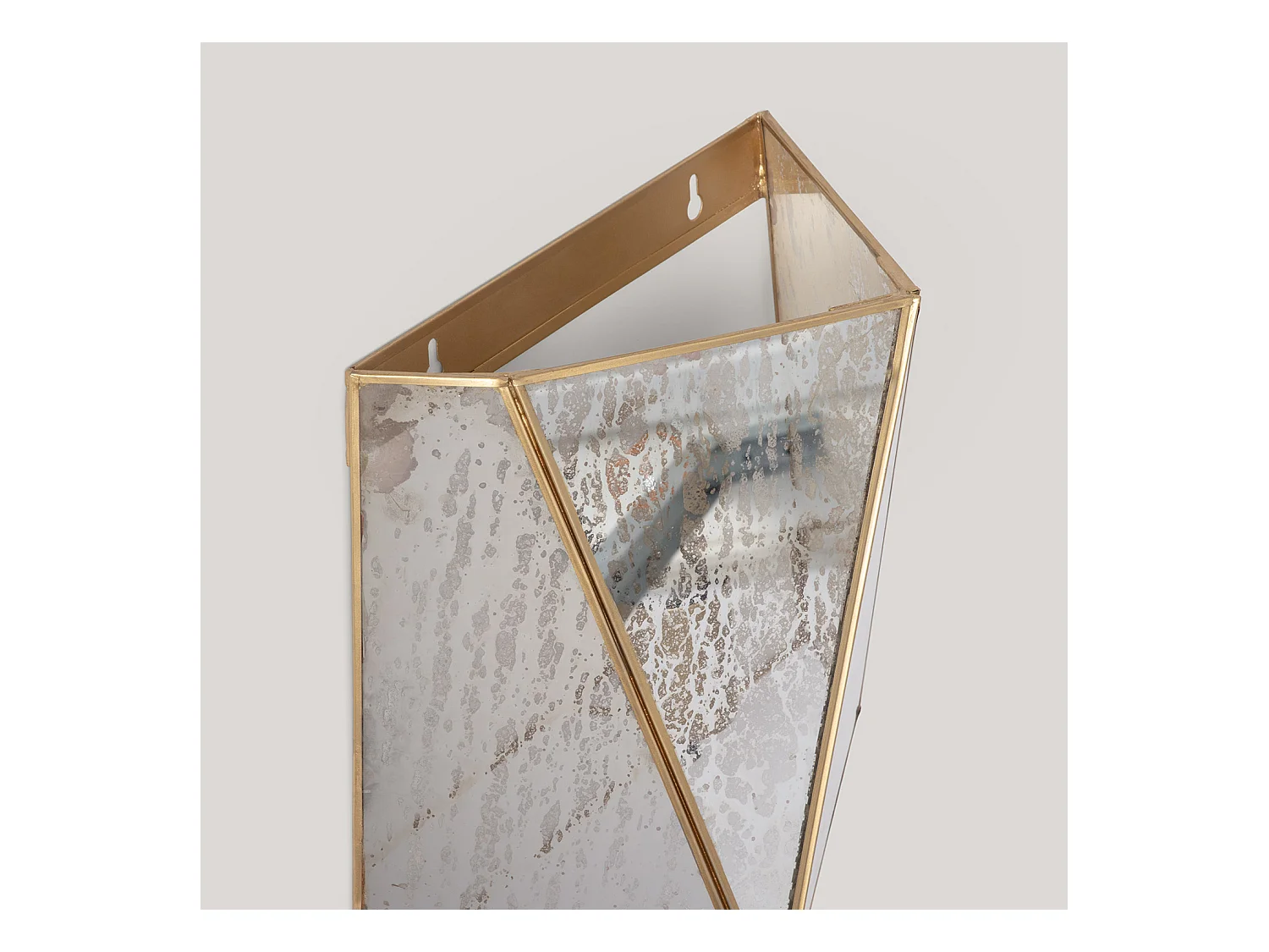 Applique Murale Métal et Verre Mattina  Doré