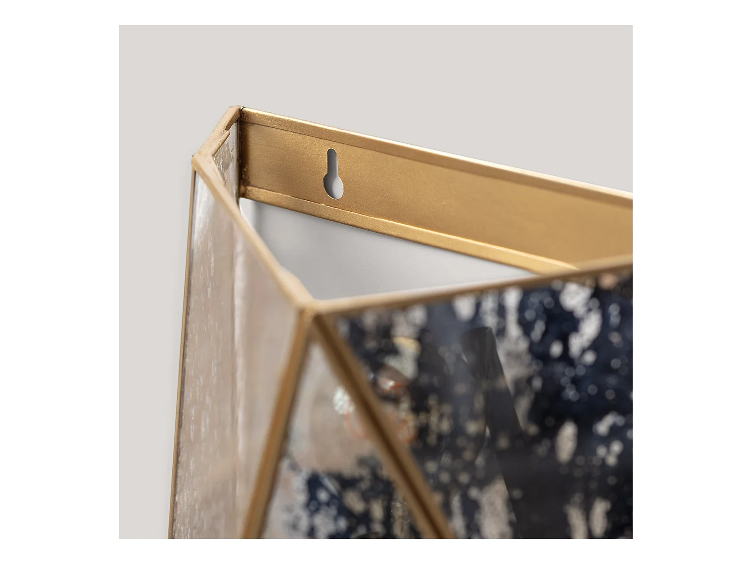 Applique Murale Métal et Verre Mattina  Doré