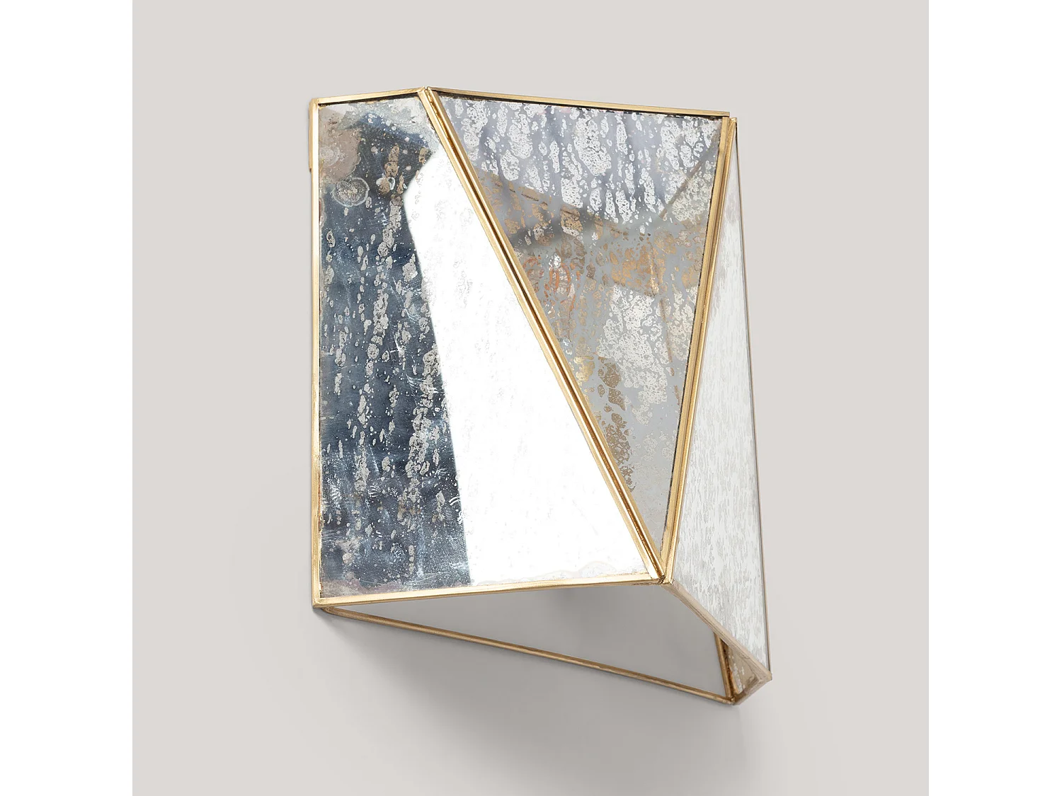 Aplique de Pared Metal Cristal Mattina ILUZZIA Dorado