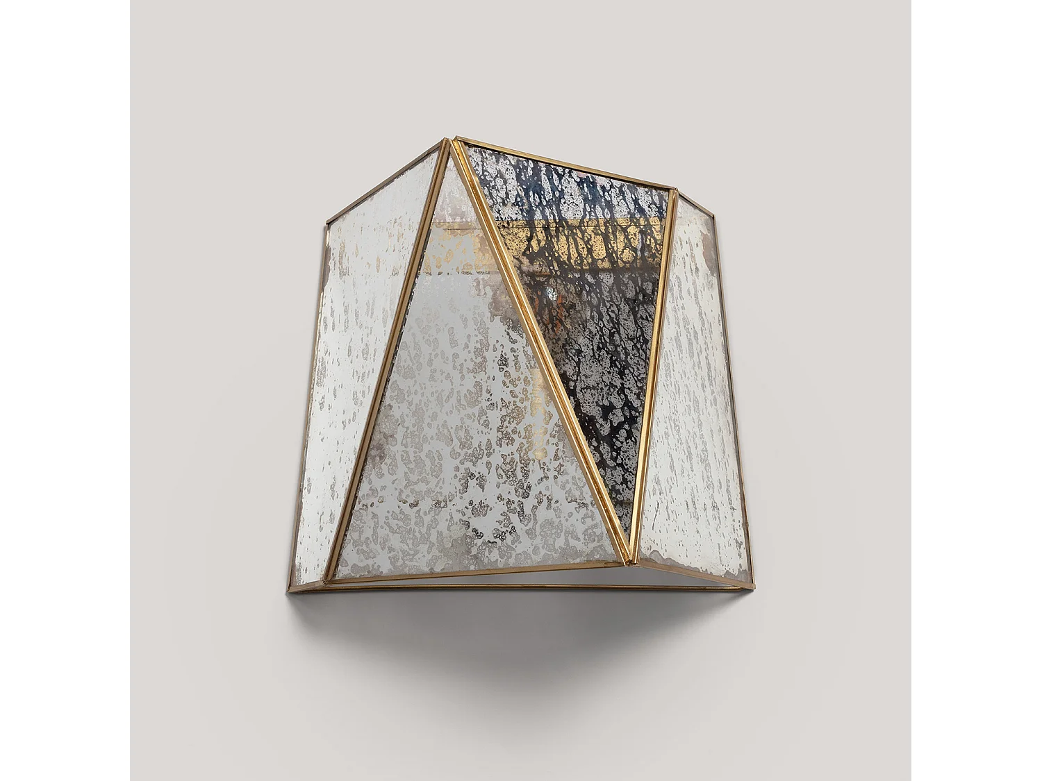 Aplique de Pared Metal Cristal Mattina ILUZZIA Dorado