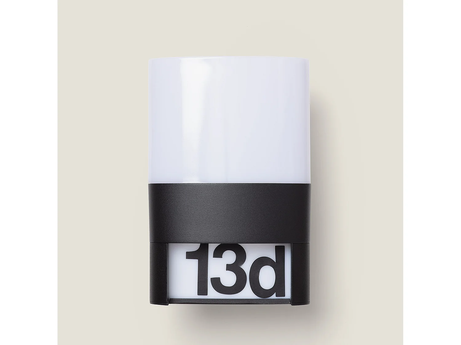 Applique Murale Extérieure LED 10W  Aluminium pour Numérotation de Domicile Mulham Noir