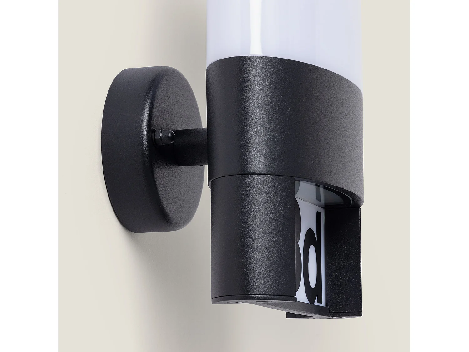 Applique Murale Extérieure LED 10W  Aluminium pour Numérotation de Domicile Mulham Noir