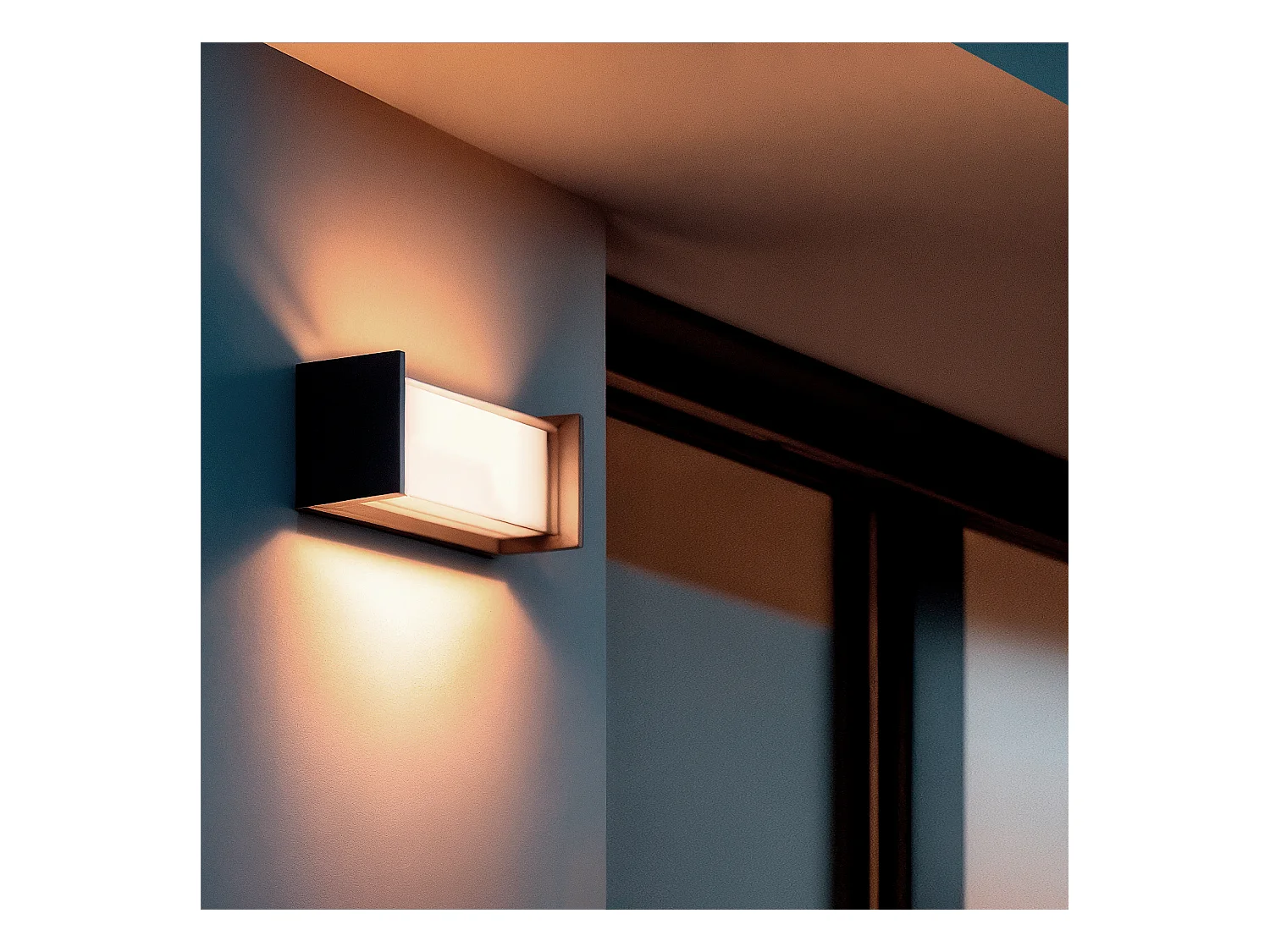 Applique Murale Extérieure LED 12W Aluminium CCT Sélectionnable Double Éclairage Arelien Anthracite