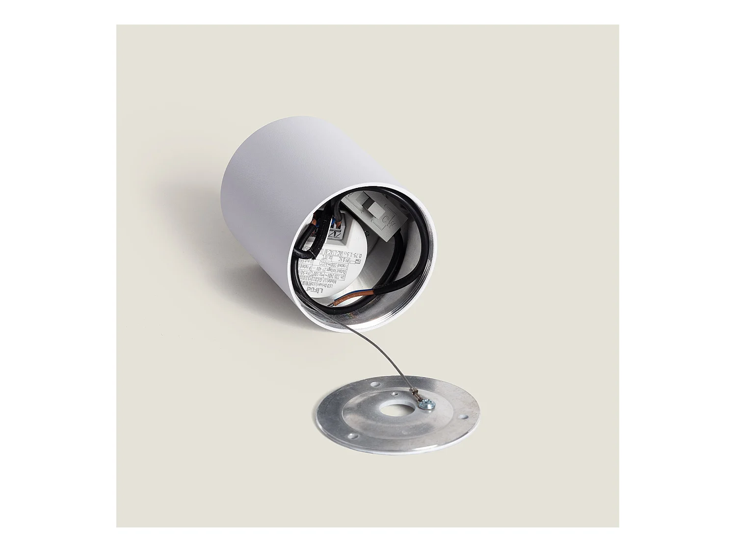 Plafonnier LED 7W Circulaire Syrah Blanc Sélectionnable (chaud-neutre) (2700K - 3300K - 4000K)