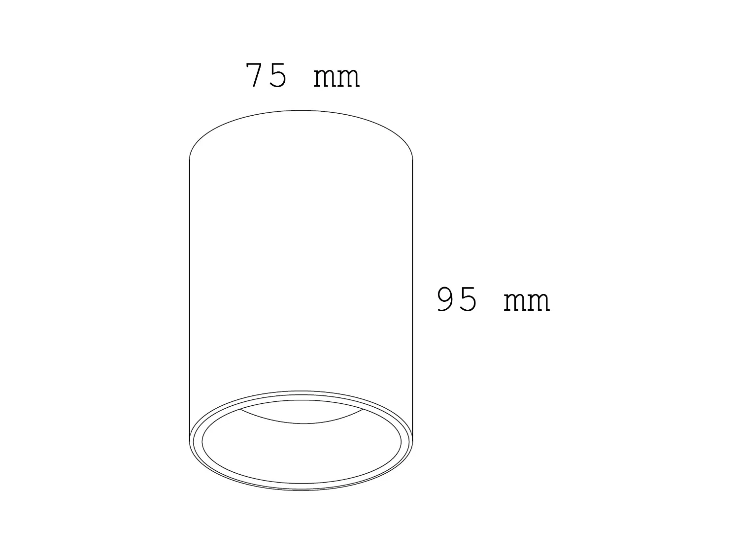 Plafonnier LED 7W Circulaire Syrah Blanc Sélectionnable (chaud-neutre) (2700K - 3300K - 4000K)