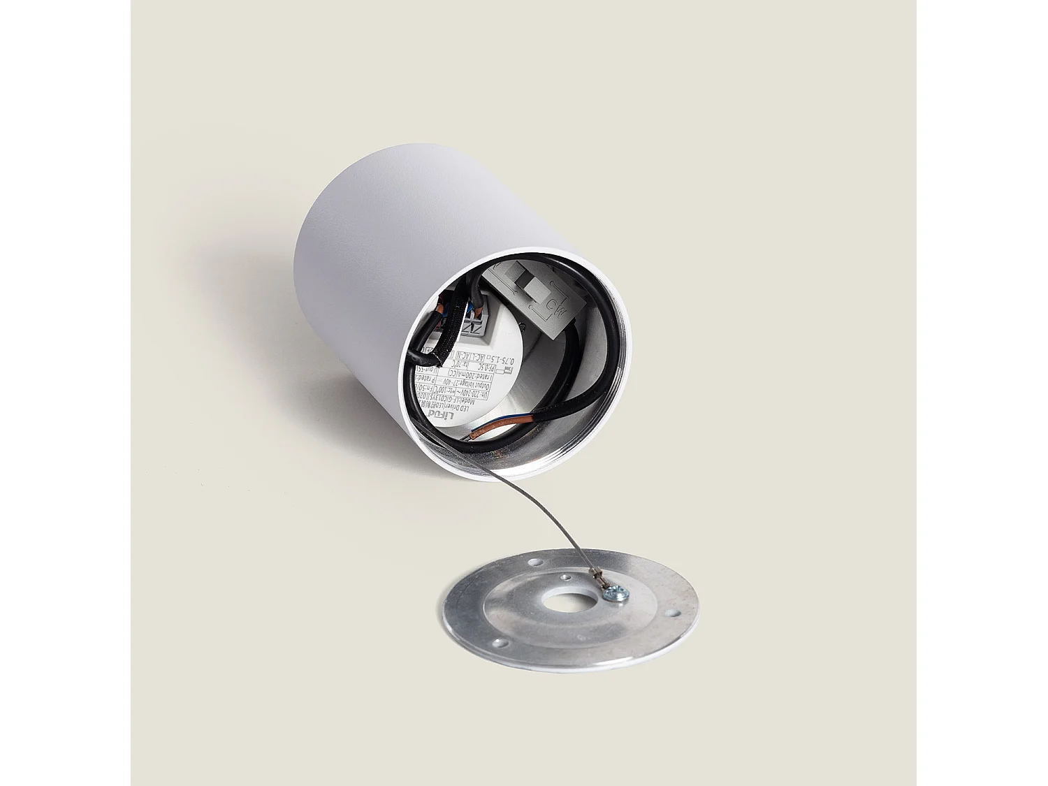 Plafonnier LED 7W Circulaire Syrah Blanc Sélectionnable (chaud-neutre) (2700K - 3300K - 4000K)