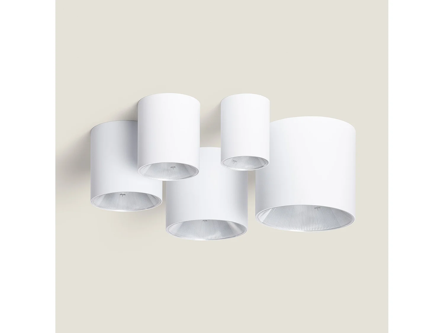 Plafonnier LED 7W Circulaire Syrah Blanc Sélectionnable (chaud-neutre) (2700K - 3300K - 4000K)