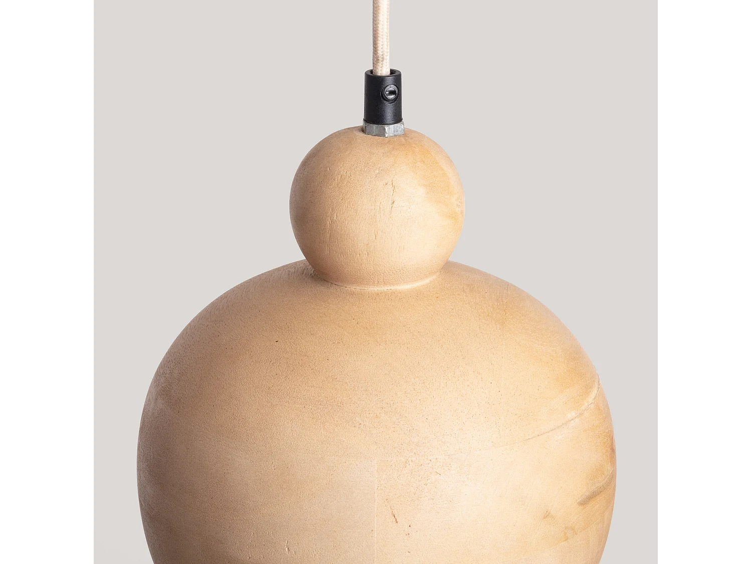 Suspension bois Akesh III Naturel