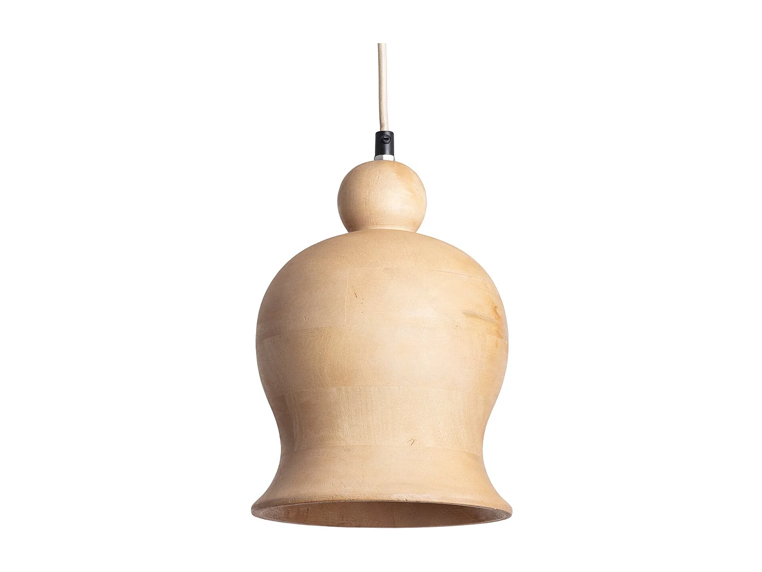 Lampada a Sospensione Legno Akesh III ILUZZIA Naturale
