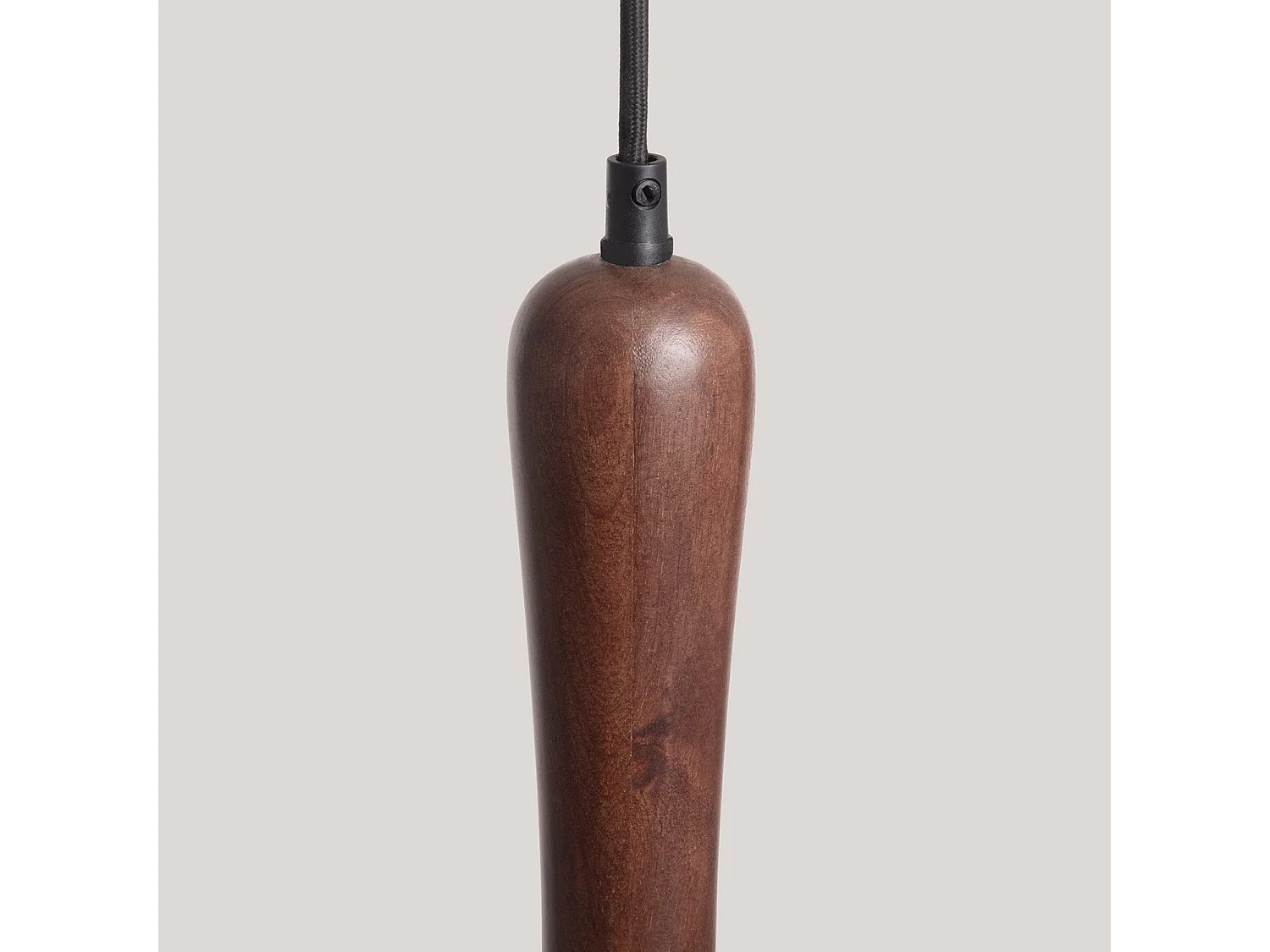 Lampada a sospensione Legno Gatik ILUZZIA Marrone