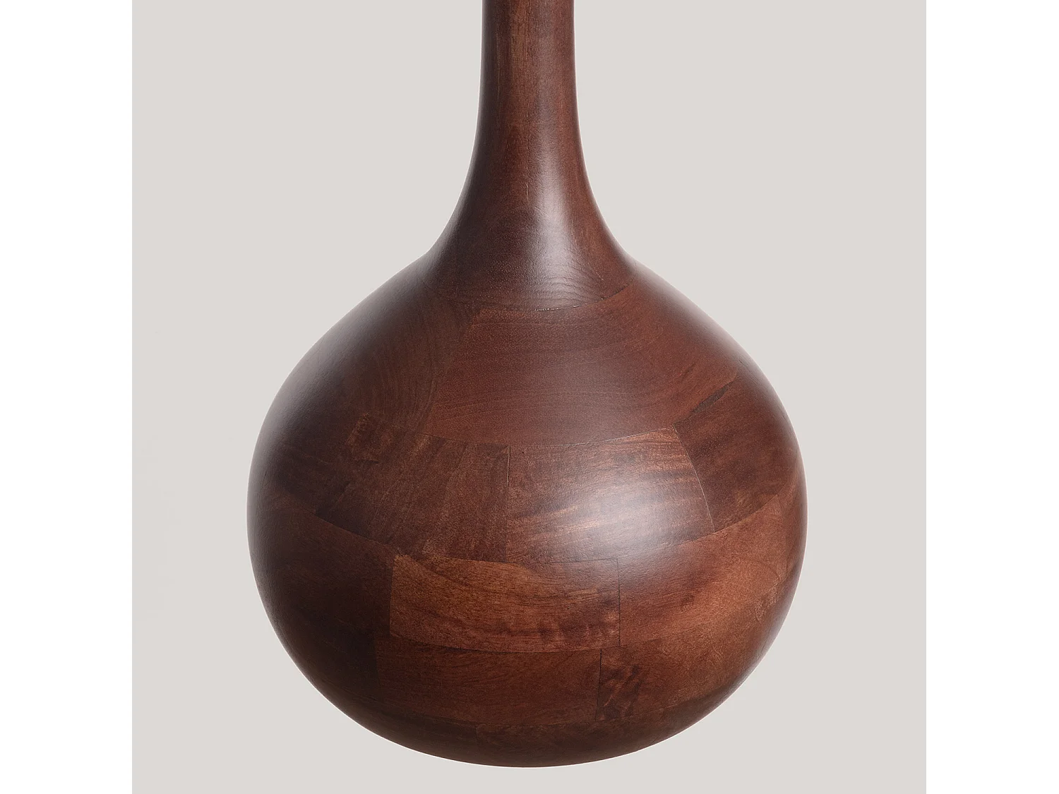 Lampada a sospensione Legno Gatik ILUZZIA Marrone
