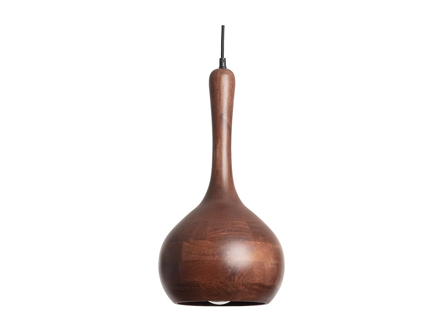 Lampada a sospensione Legno Gatik ILUZZIA Marrone
