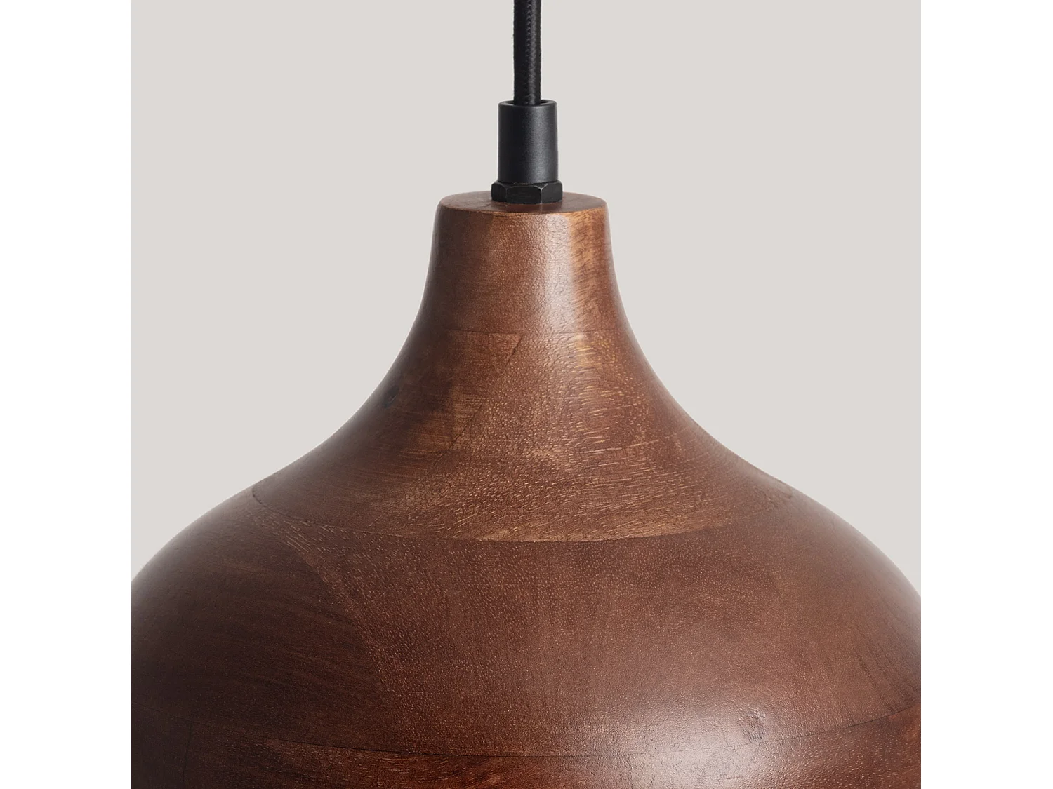 Lampada a Sospensione Legno Kanan I ILUZZIA Marrone