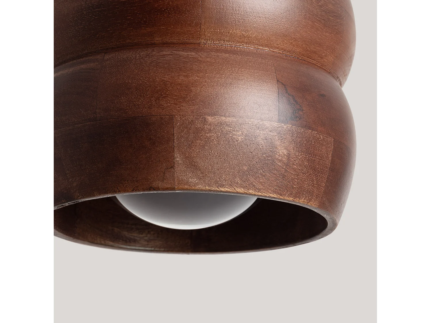 Lampada a Sospensione Legno Kanan I ILUZZIA Marrone