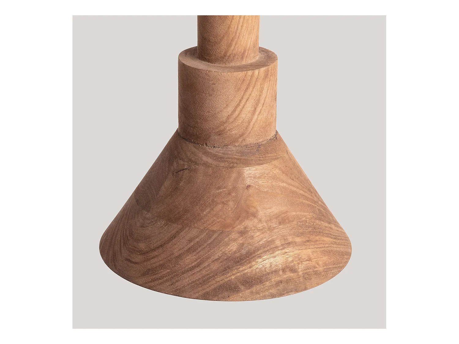 Lampada a Sospensione Legno Dallas Conne Marrone