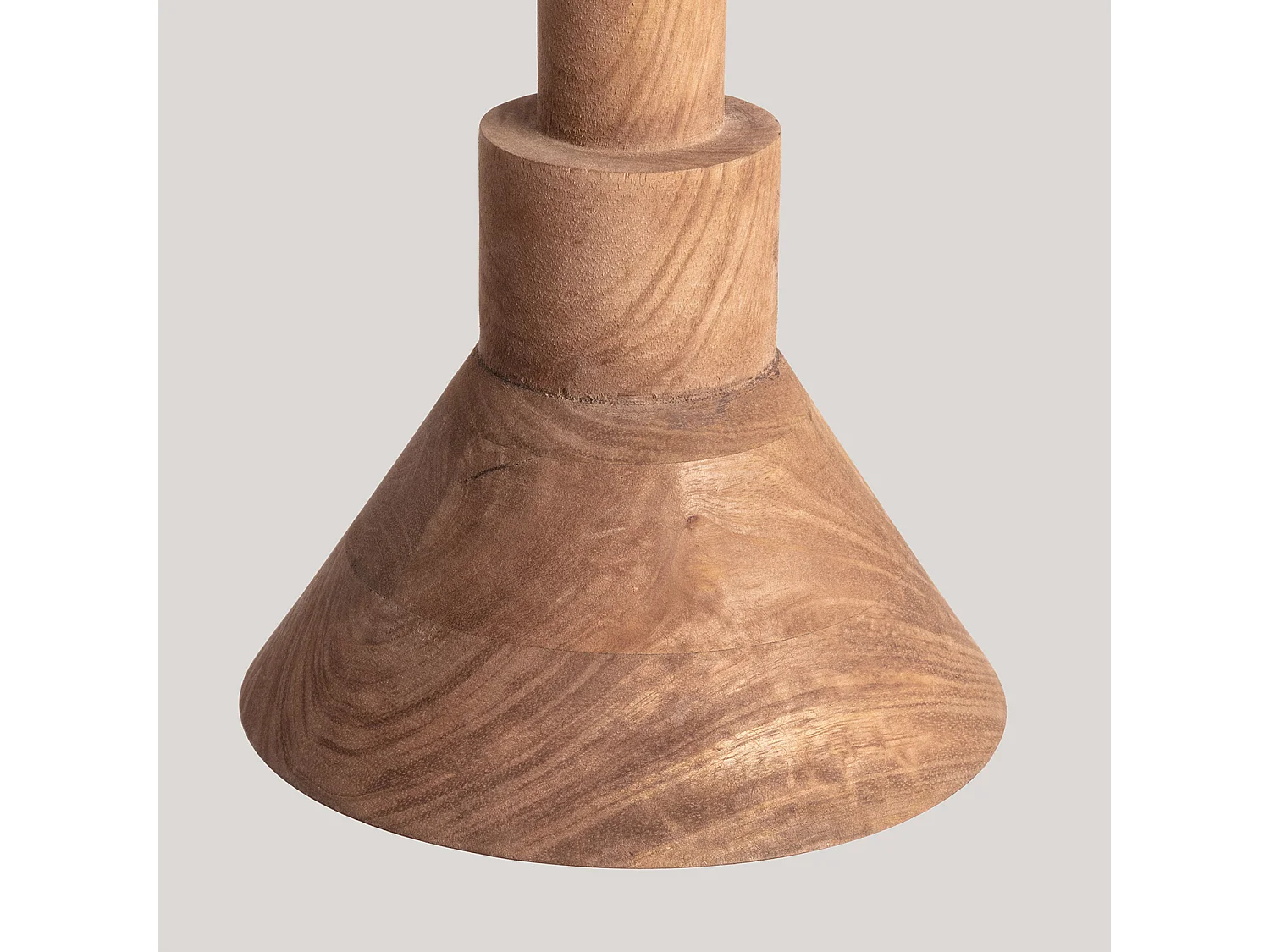 Suspension Bois Dallas Cône Brun