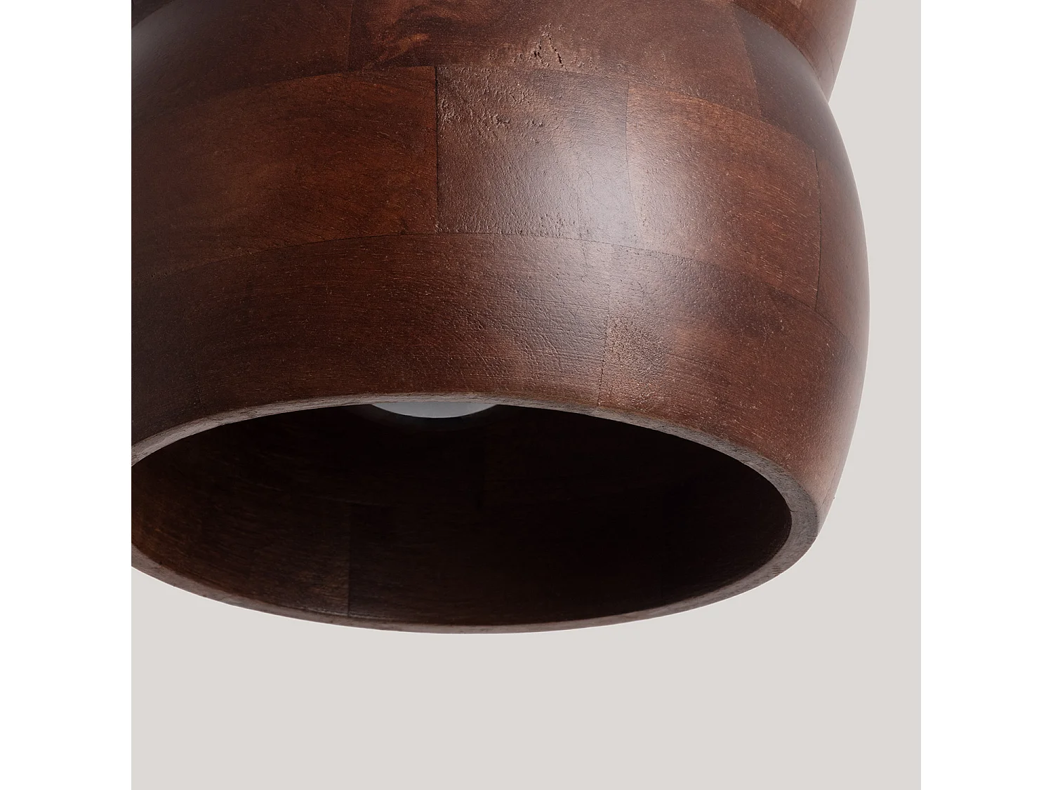 Lampada a Sospensione Legno Kanan II ILUZZIA Marrone