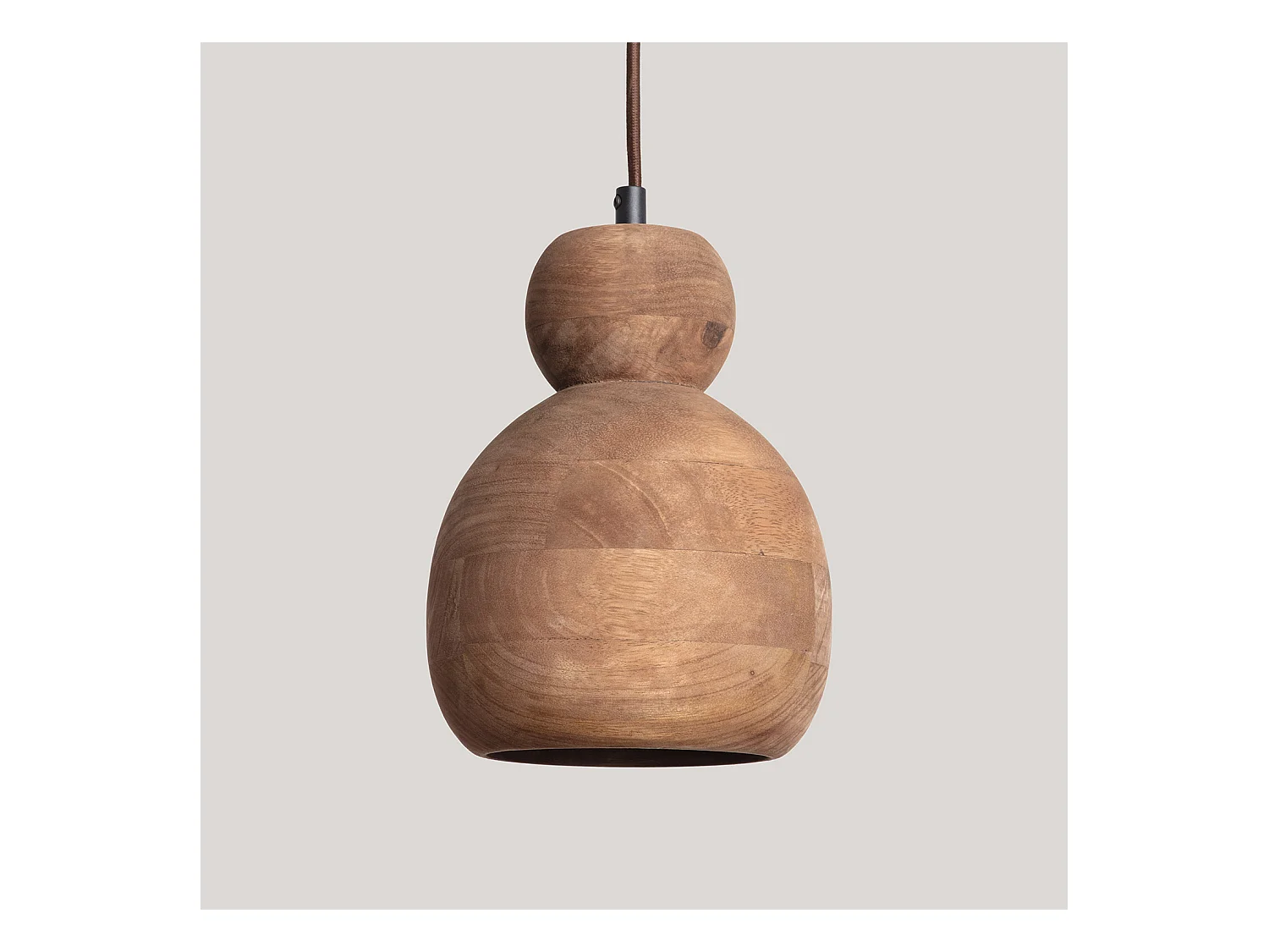 Suspension Bois Dallas II Brun