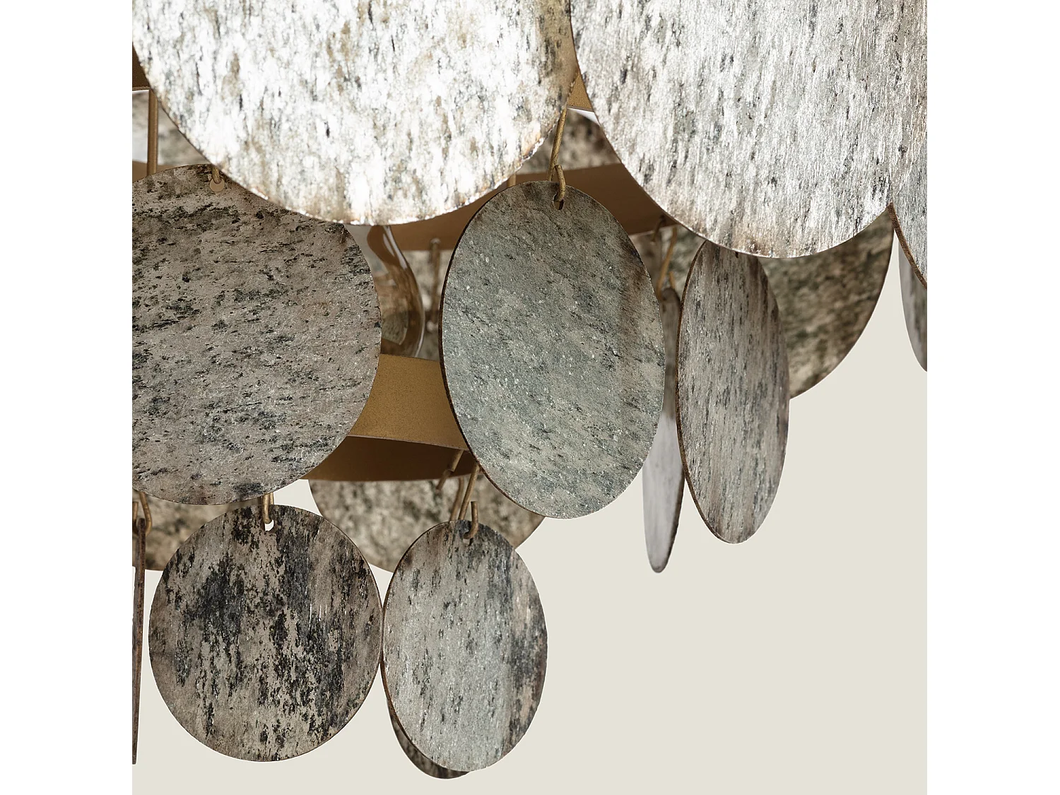 Lámpara Colgante Metal Armin Dorado