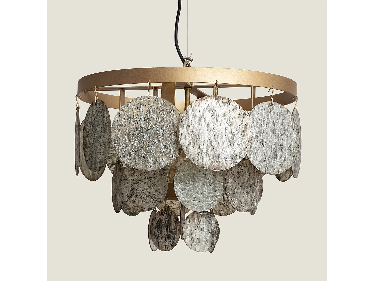 Lámpara Colgante Metal Armin Dorado