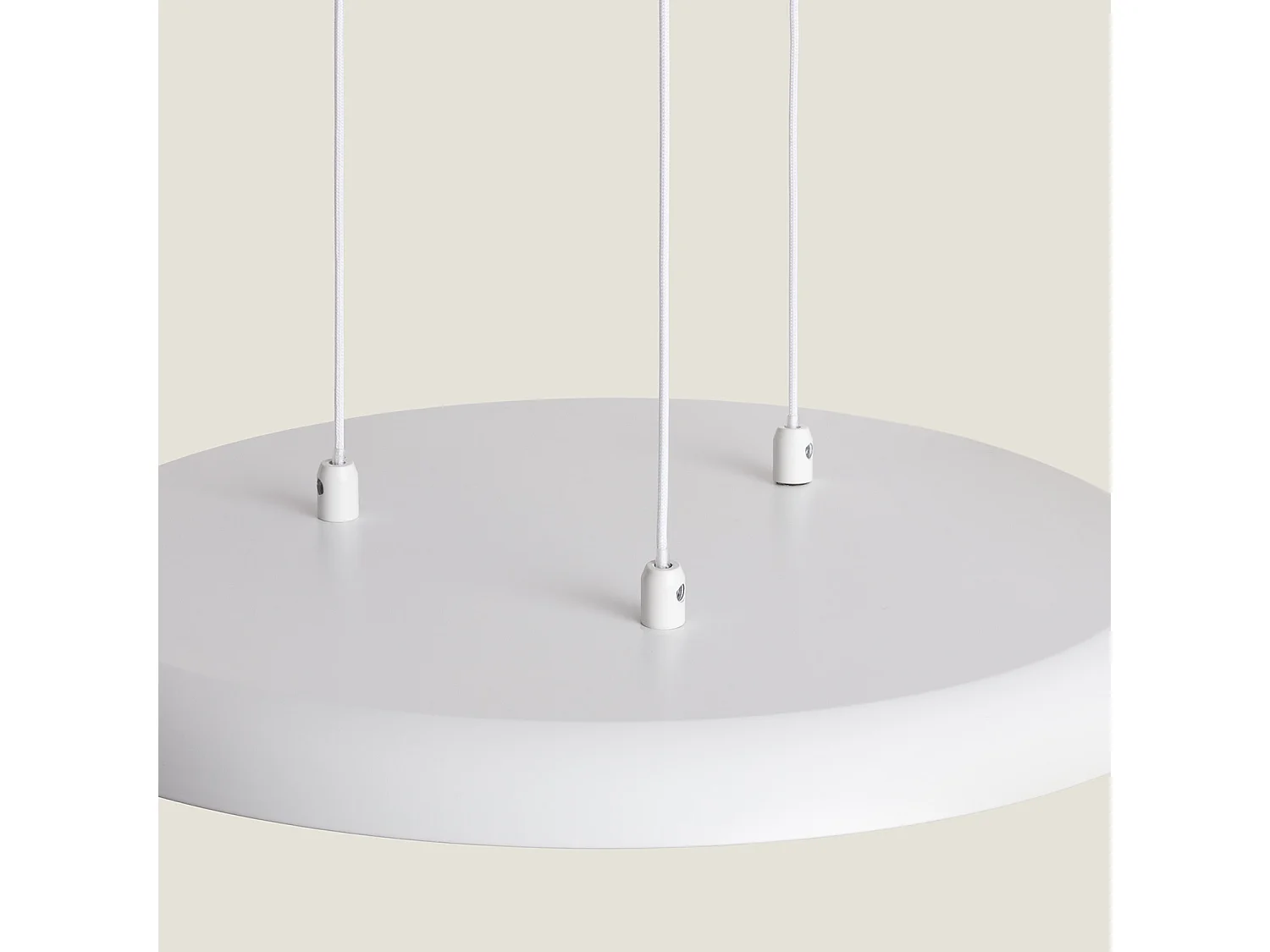 Lampada a Sospensione LED 24W Metallo Ø400 mm CCT Selezionabile Handen Telmor Bianco