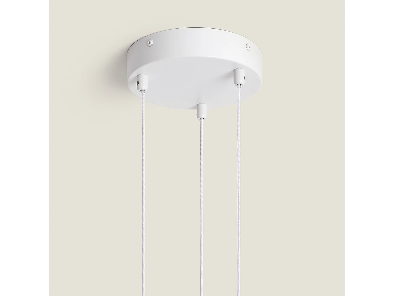Lampada a Sospensione LED 24W Metallo Ø400 mm CCT Selezionabile Handen Telmor Bianco