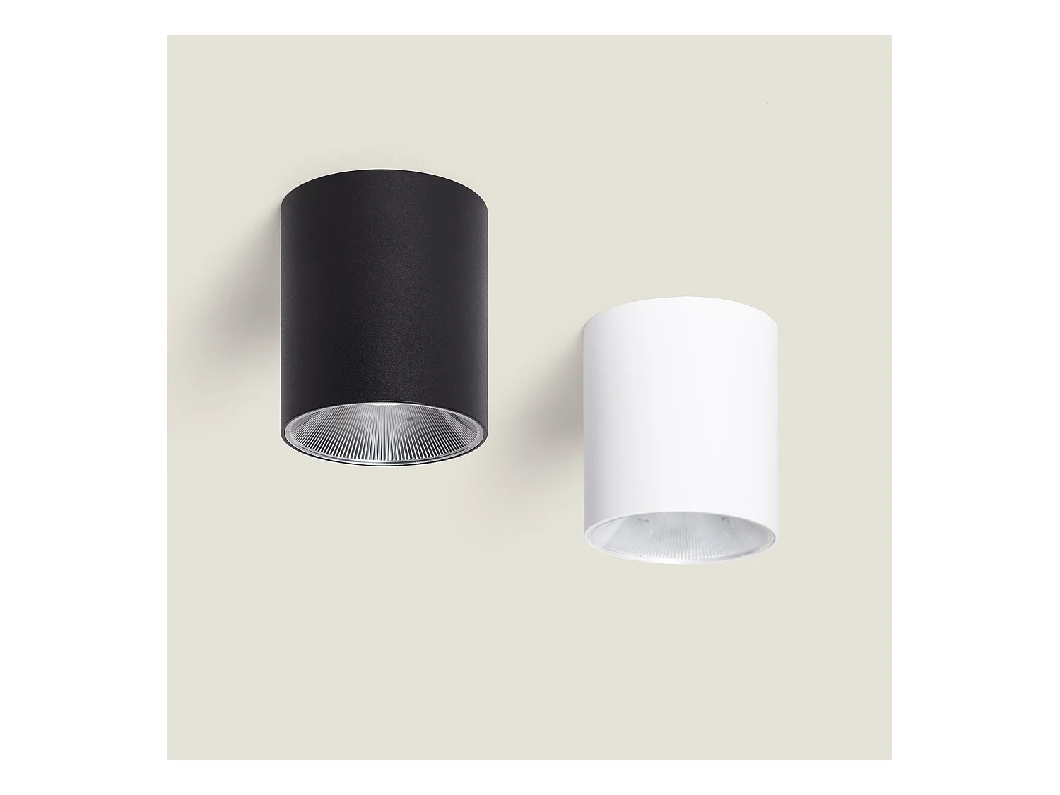 Aplique de Techo LED 10W Aluminio Syrah Negro Seleccionable (Cálido-Neutro) (2700K - 3300K - 4000K)