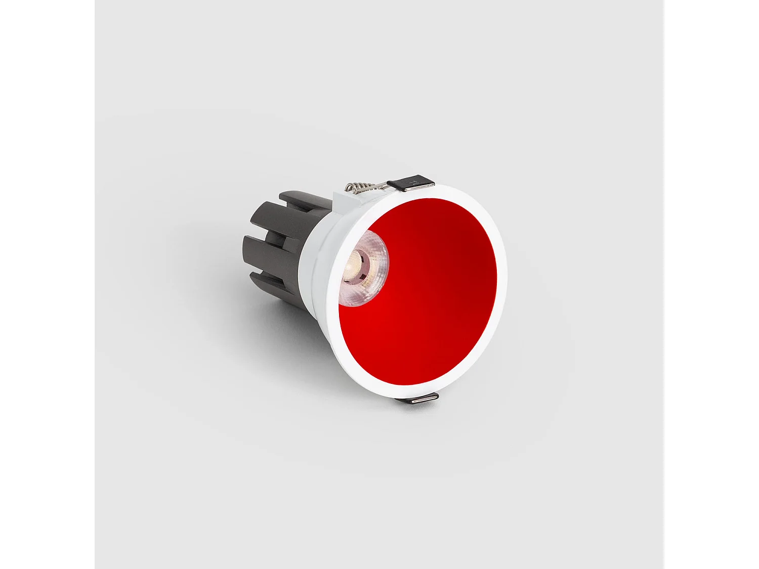 Faretto Downlight LED 5-7W Conico Areni Foro Ø 75 mm | Bianco Naturale 4000K | Rosso