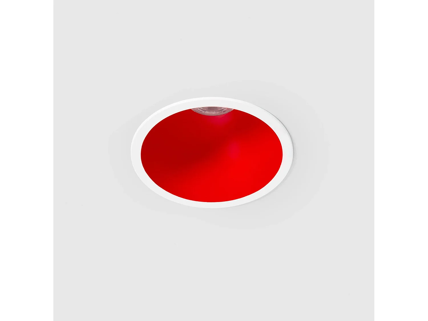 Faretto Downlight LED 5-7W Conico Areni Foro Ø 75 mm | Bianco Naturale 4000K | Rosso