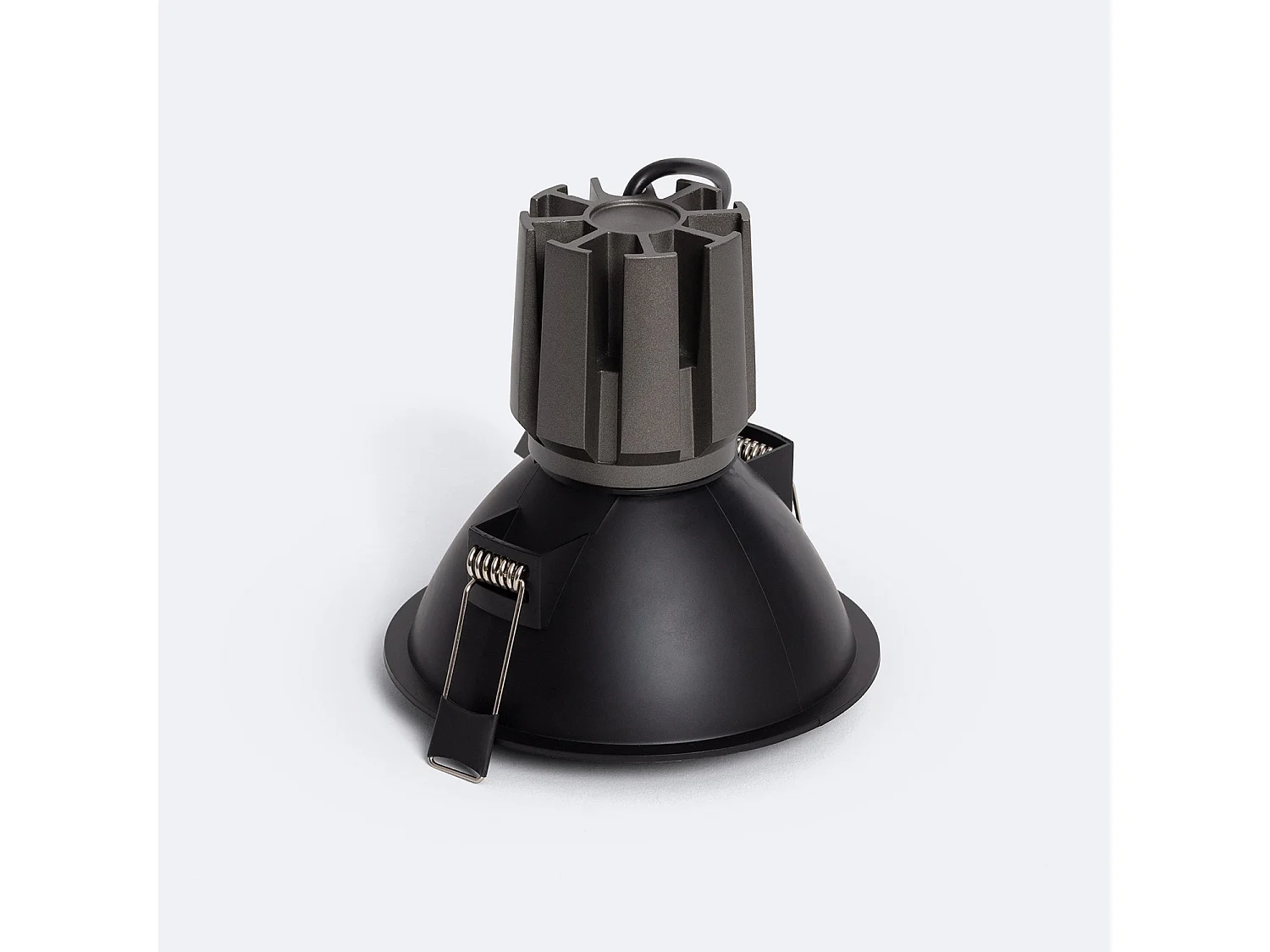 Spot Downlight LED 9W / 12W Conique Areni Coupe Ø 100 mm 3500K Noir Blanc chaud 12 W