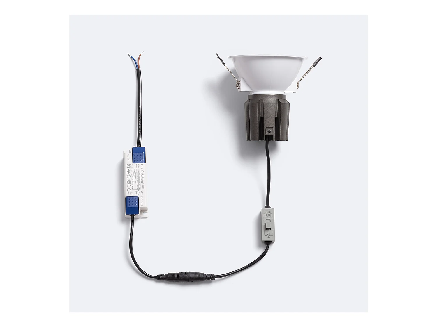 Foco Downlight LED 9W / 12W Cónico Areni Corte Ø 85 mm 3500K Blanco Blanco Cálido 9 W