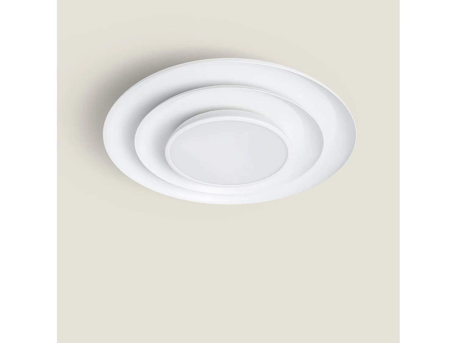 Plafonnier LED 20W Rond Métal Ø300 mm CCT Sélectionnable Telmor Blanc