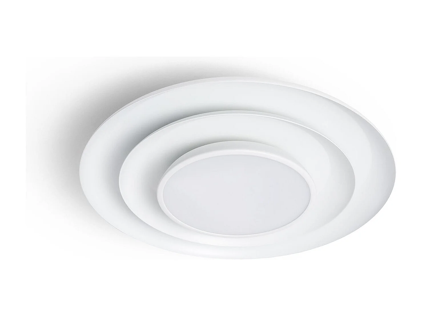 Plafonnier LED 20W Rond Métal Ø300 mm CCT Sélectionnable Telmor Blanc