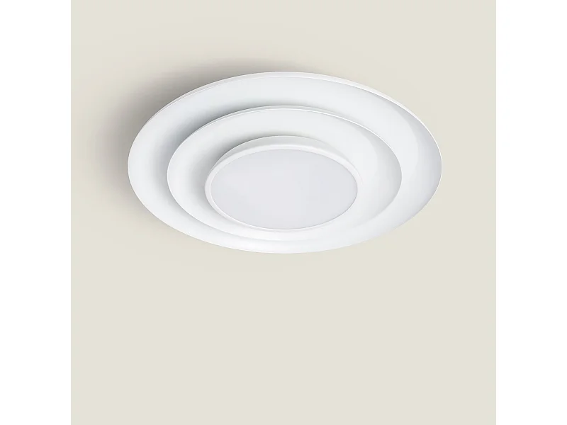 Plafonnier LED 20W Rond Métal Ø300 mm CCT Sélectionnable Telmor Blanc