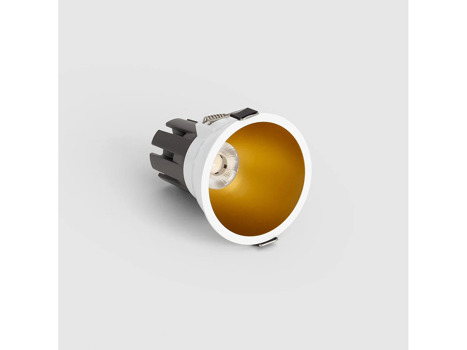 Foco Downlight LED 5W / 7W Cónico Areni Corte Ø 75 mm | Blanco Neutro 4000K | Dorado