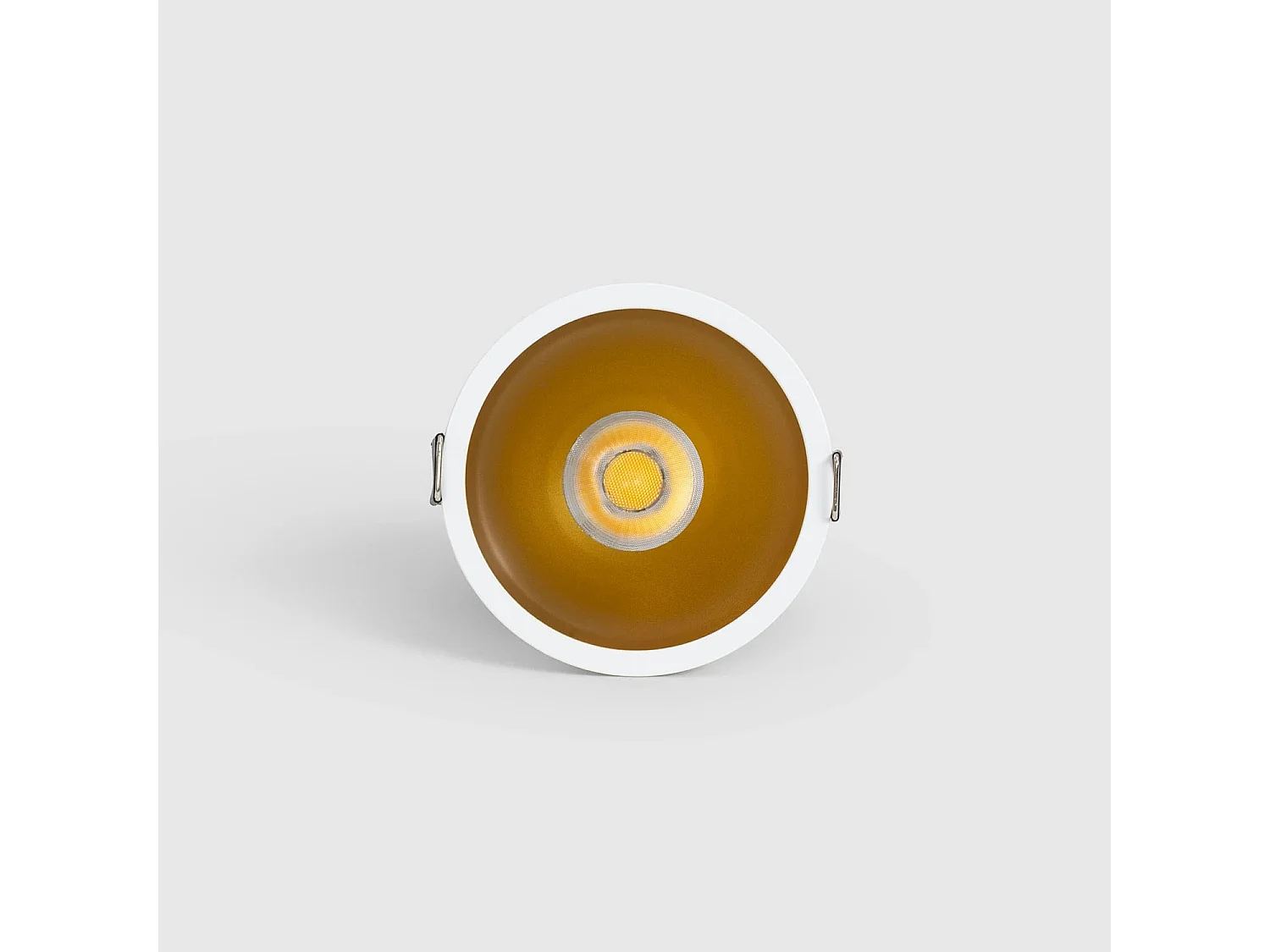Foco Downlight LED 5W / 7W Cónico Areni Corte Ø 75 mm | Blanco Neutro 4000K | Dorado