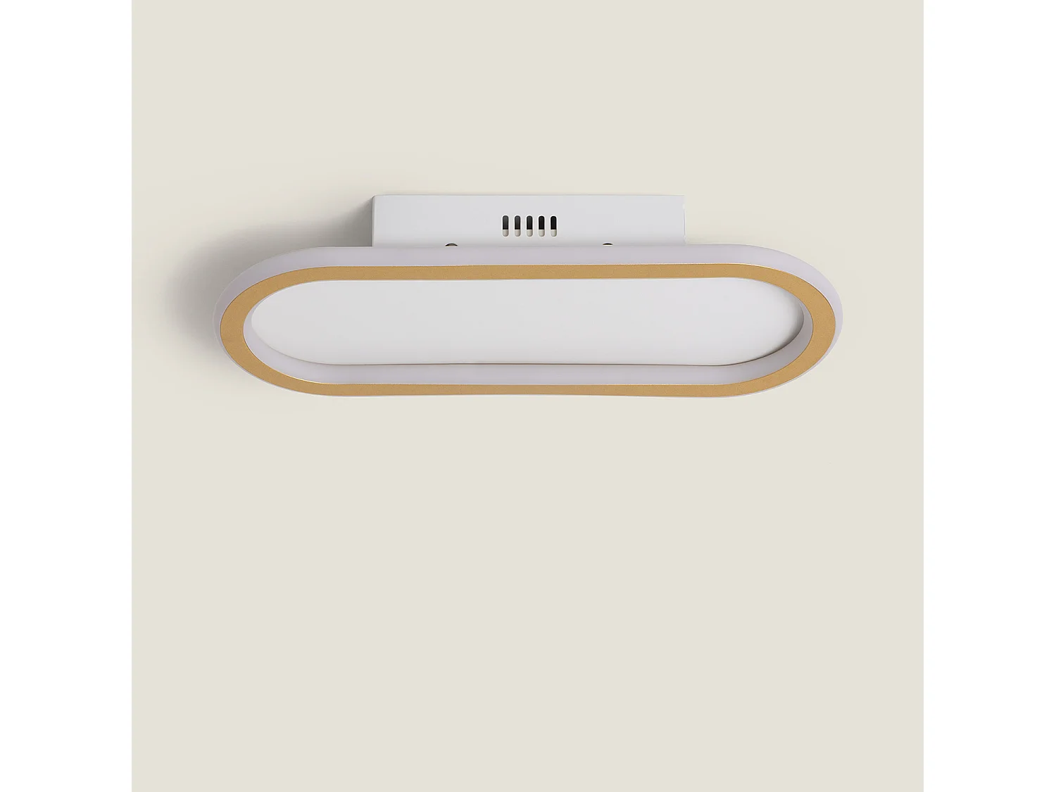 Plafonnier LED Aluminium 20W Gold Renoir Doré