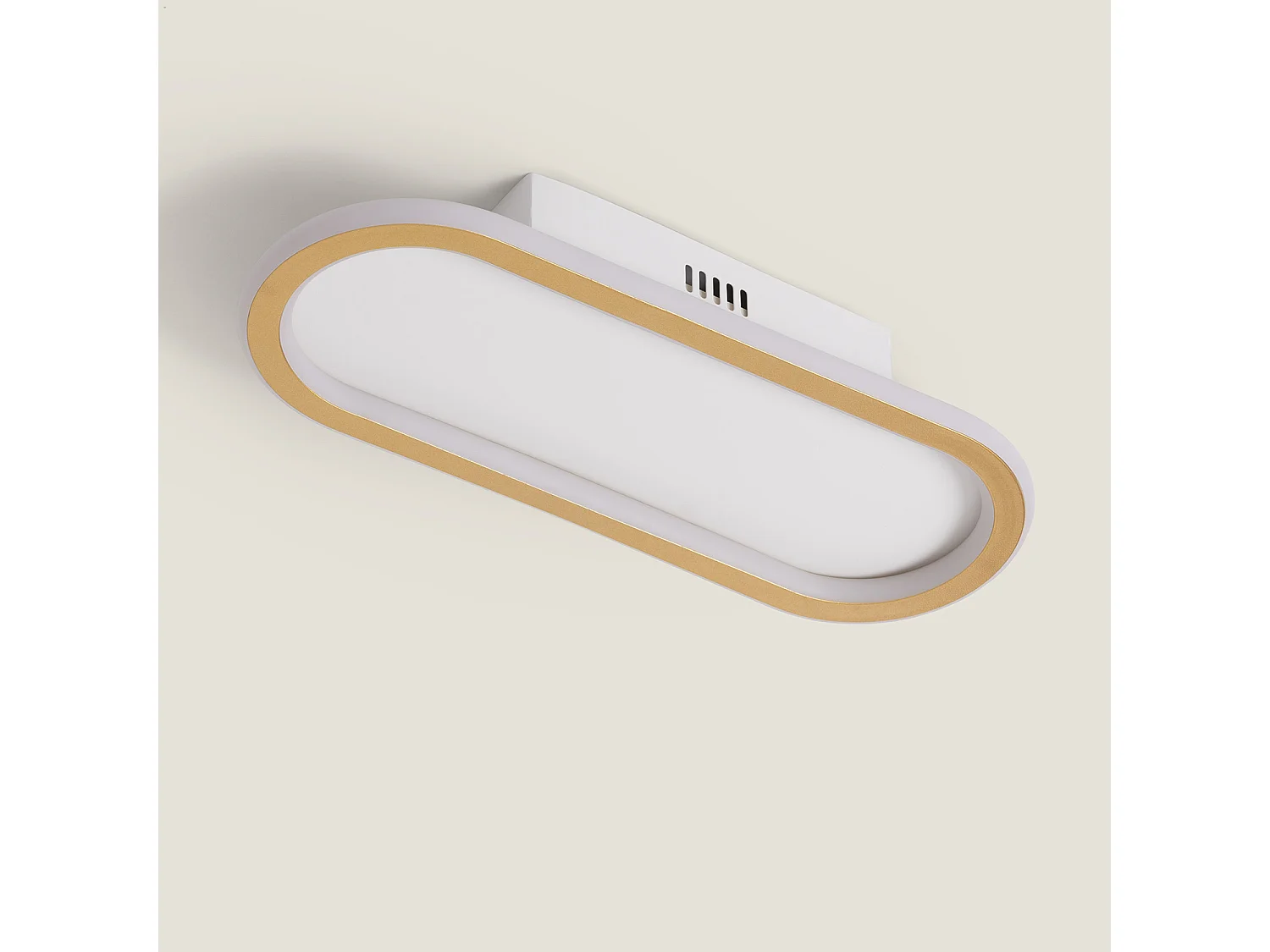 Plafonnier LED Aluminium 20W Gold Renoir Doré