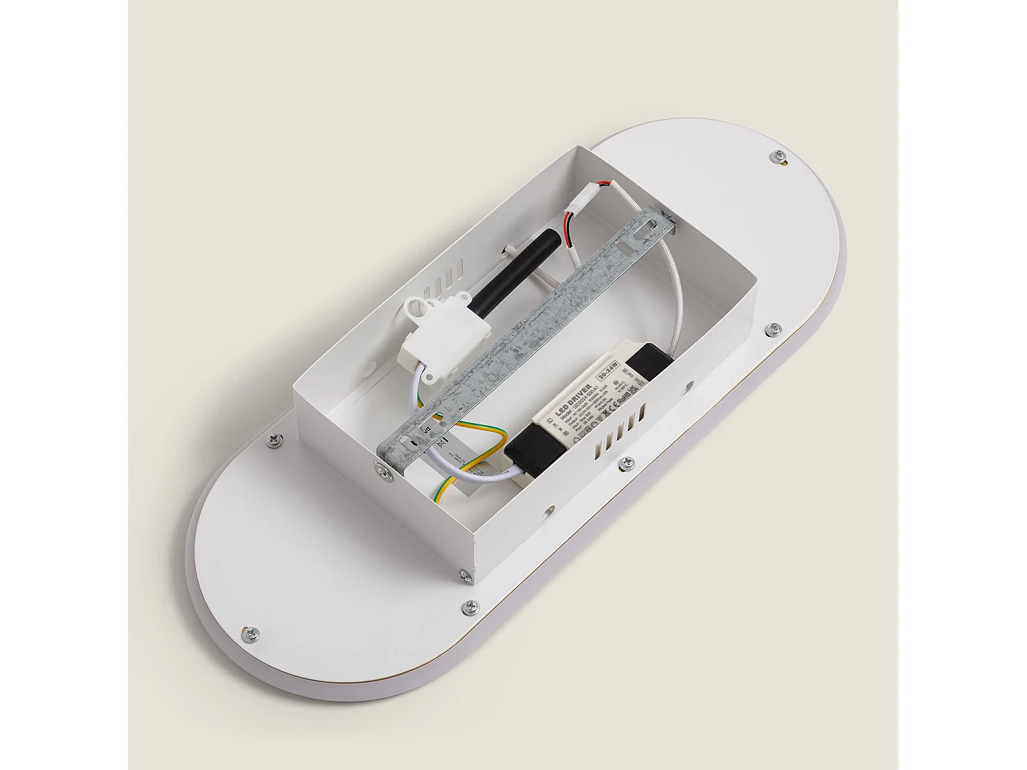 Plafonnier LED Aluminium 20W Gold Renoir Doré