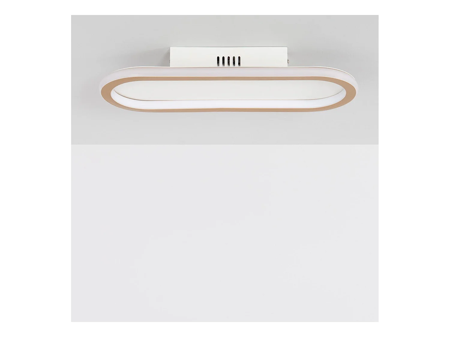 Plafonnier LED Aluminium 20W Gold Renoir Doré