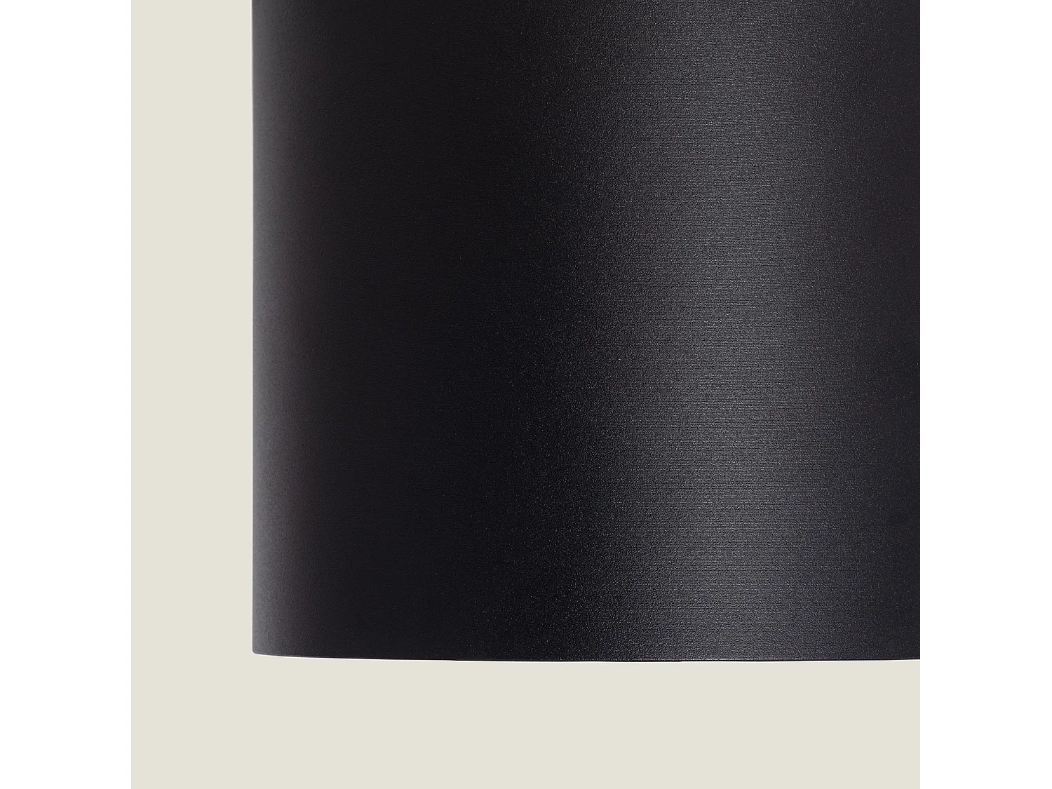 Plafonnier LED 20W Aluminium CCT Sélectionnable Syrah Noir Sélectionnable (chaud-neutre) (2700K - 3300K - 4000K)