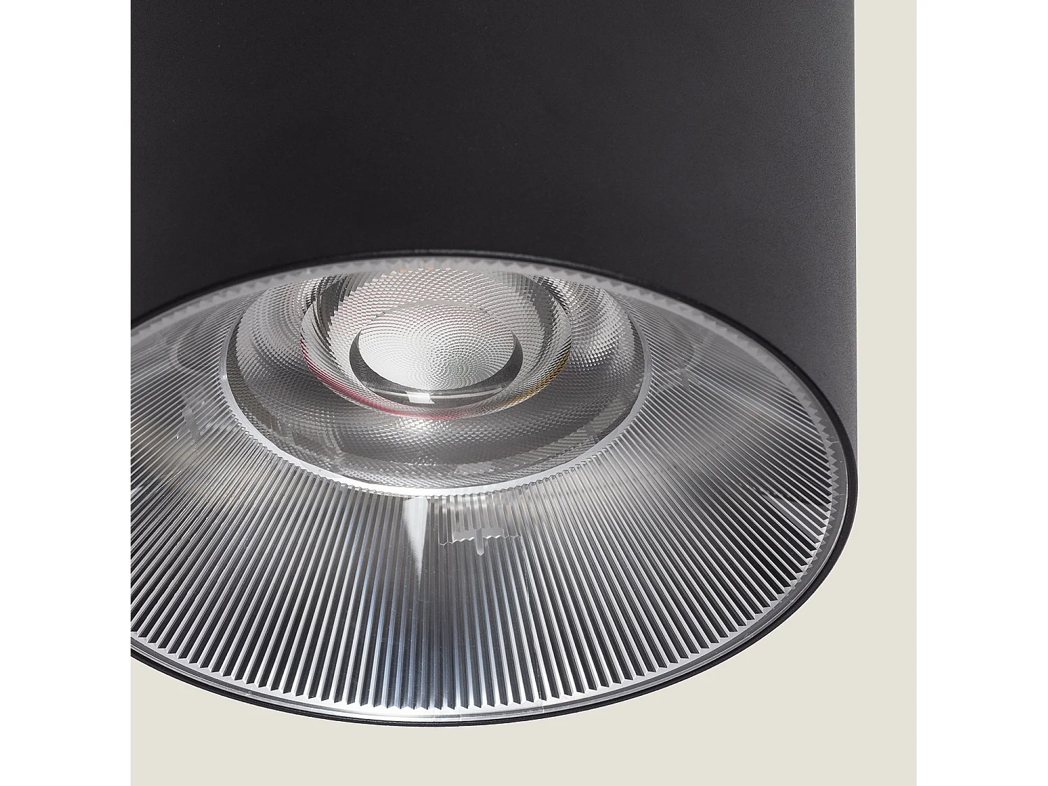 Plafonnier LED 20W Aluminium CCT Sélectionnable Syrah Noir Sélectionnable (chaud-neutre) (2700K - 3300K - 4000K)