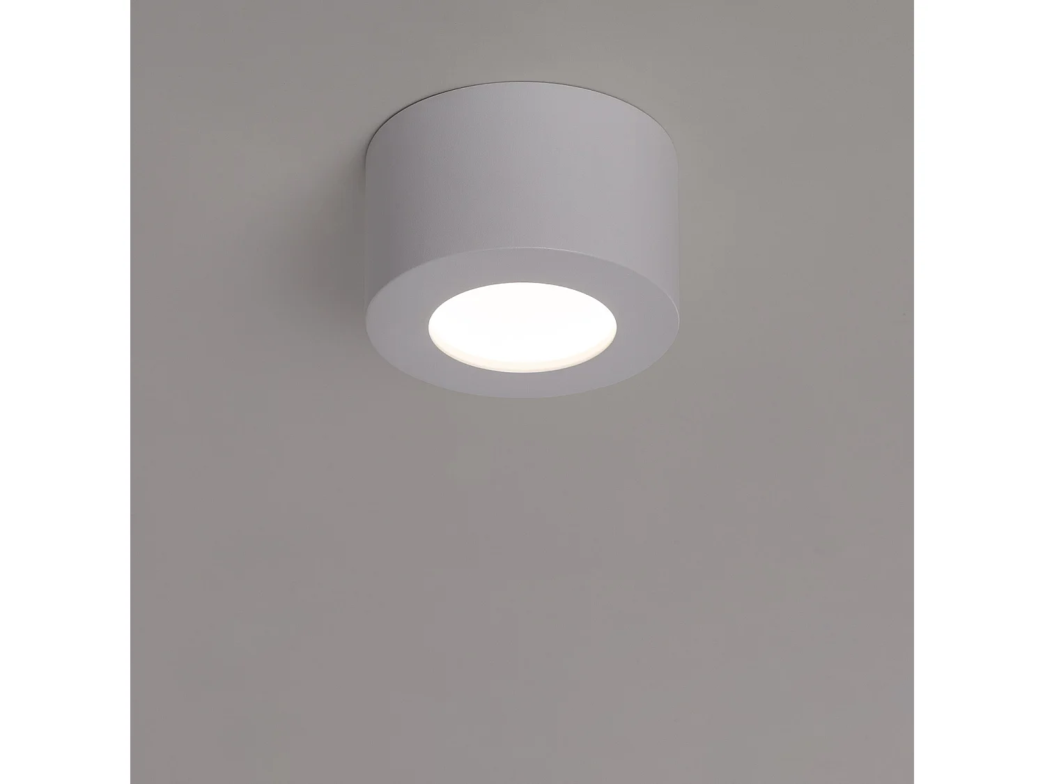 Plafón LED 8W Circular Aluminio Luz Indirecta Ø105 mm Tokkai 4000K Blanco Blanco Neutro