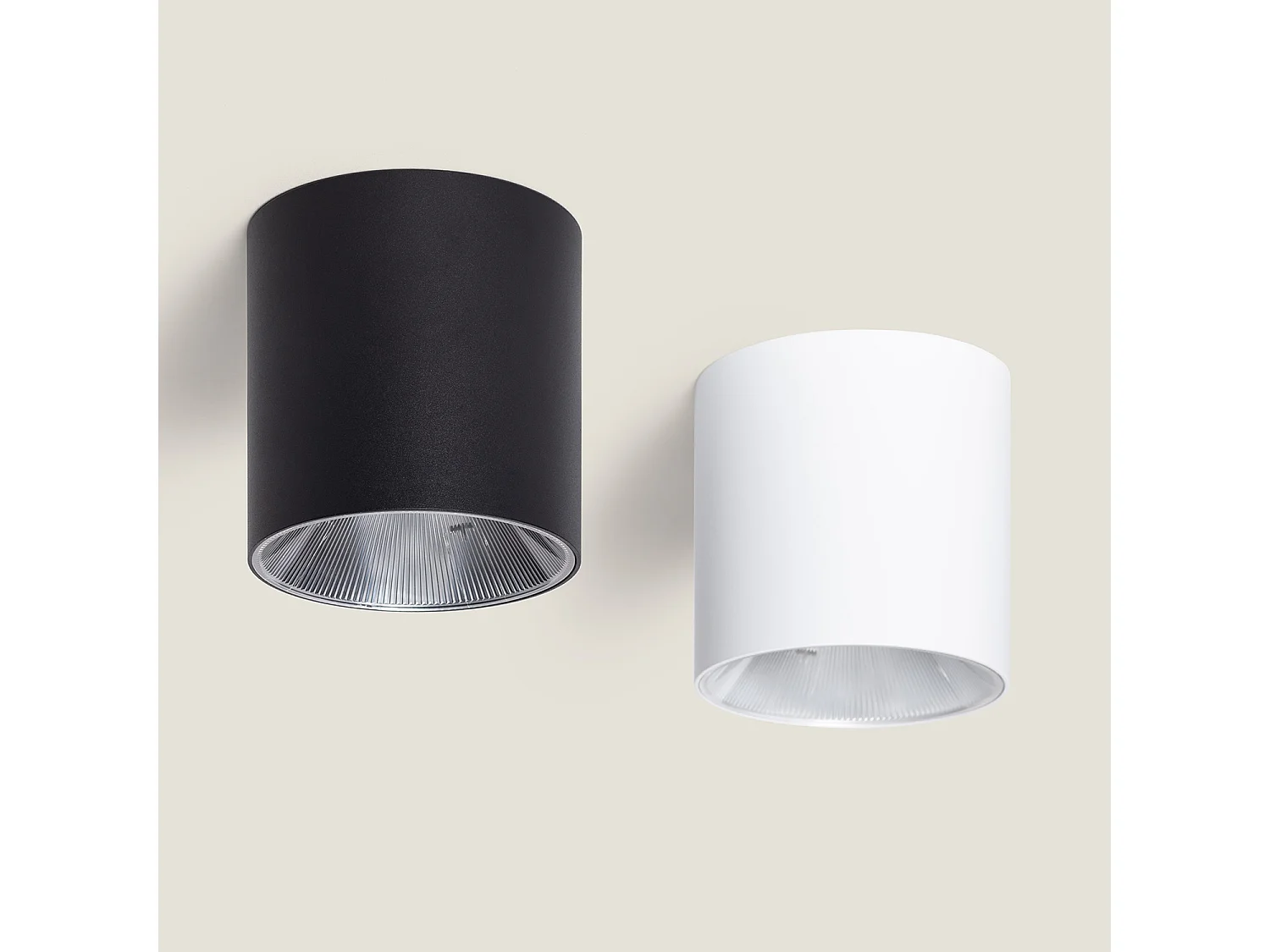 Plafonnier LED 15W Aluminium CCT Sélectionnable CCT Syrah Blanc Sélectionnable (chaud-neutre) (2700K - 3300K - 4000K)