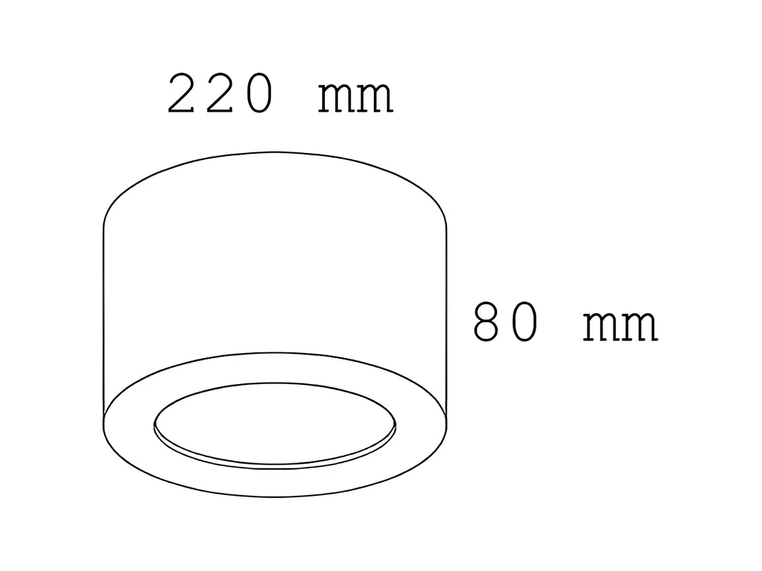 Plafonnier LED 24W Rond Tokkai Ø 175 mm 4000K Blanc Blanc neutre