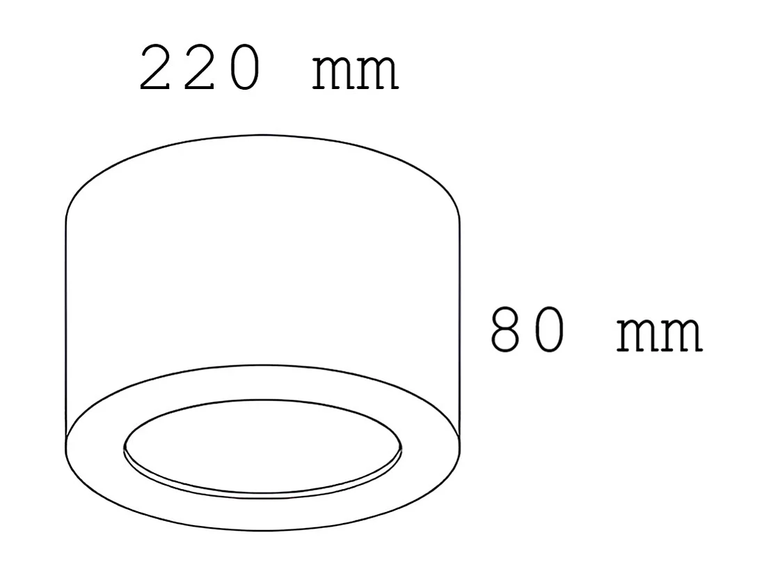 Plafoniera LED 24W Circolare Tokkai Ø 175 mm 4000K Bianco Bianco Naturale