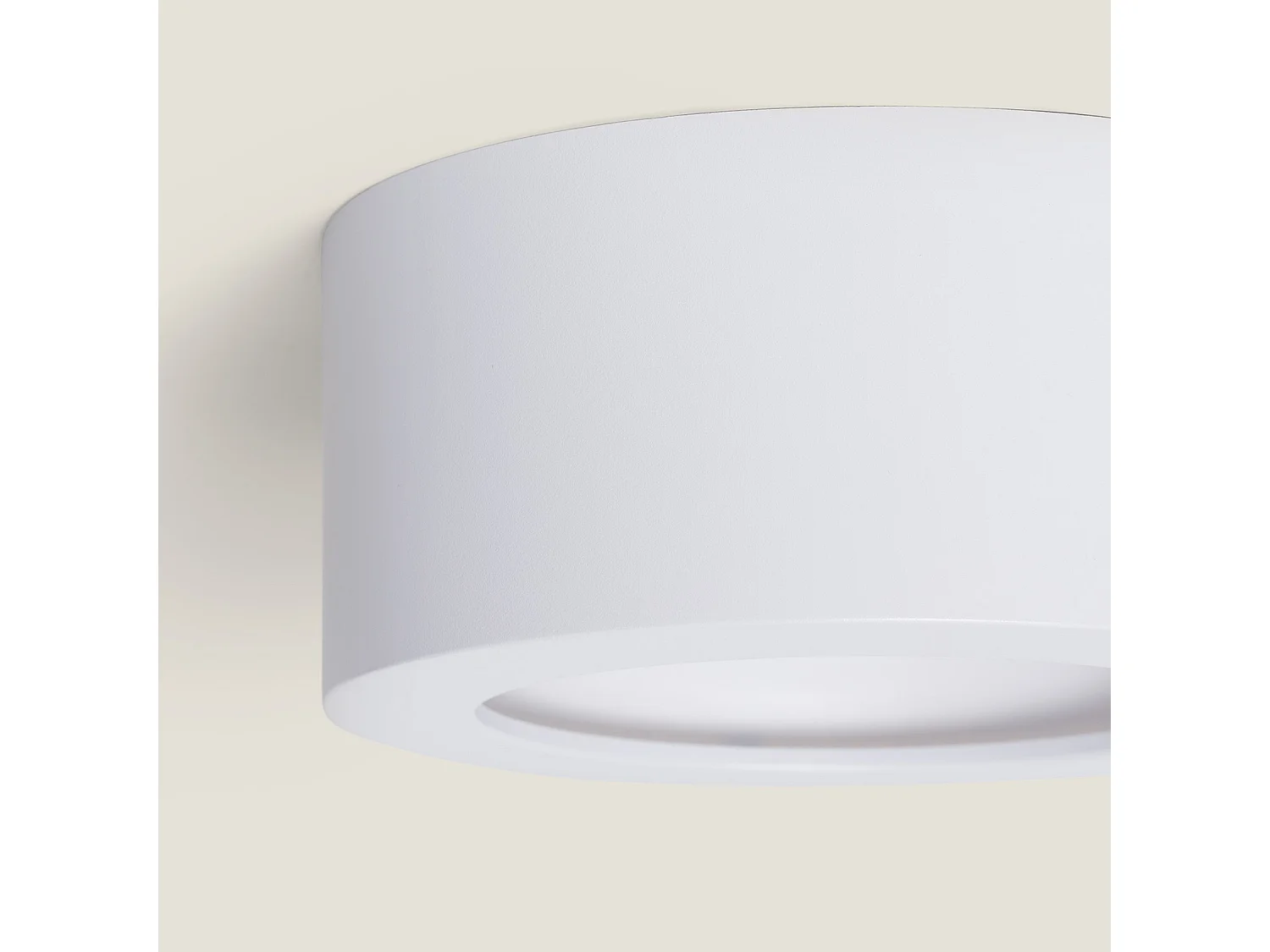 Plafón LED 24W Circular Aluminio Luz Indirecta Ø175 mm Tokkai 4000K Blanco Blanco Neutro