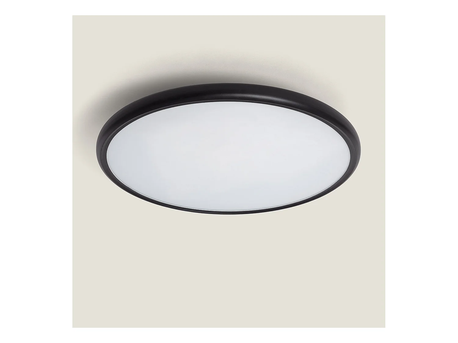 Plafonnier LED 28W Métal CCT Sélectionnable Meisel Noir