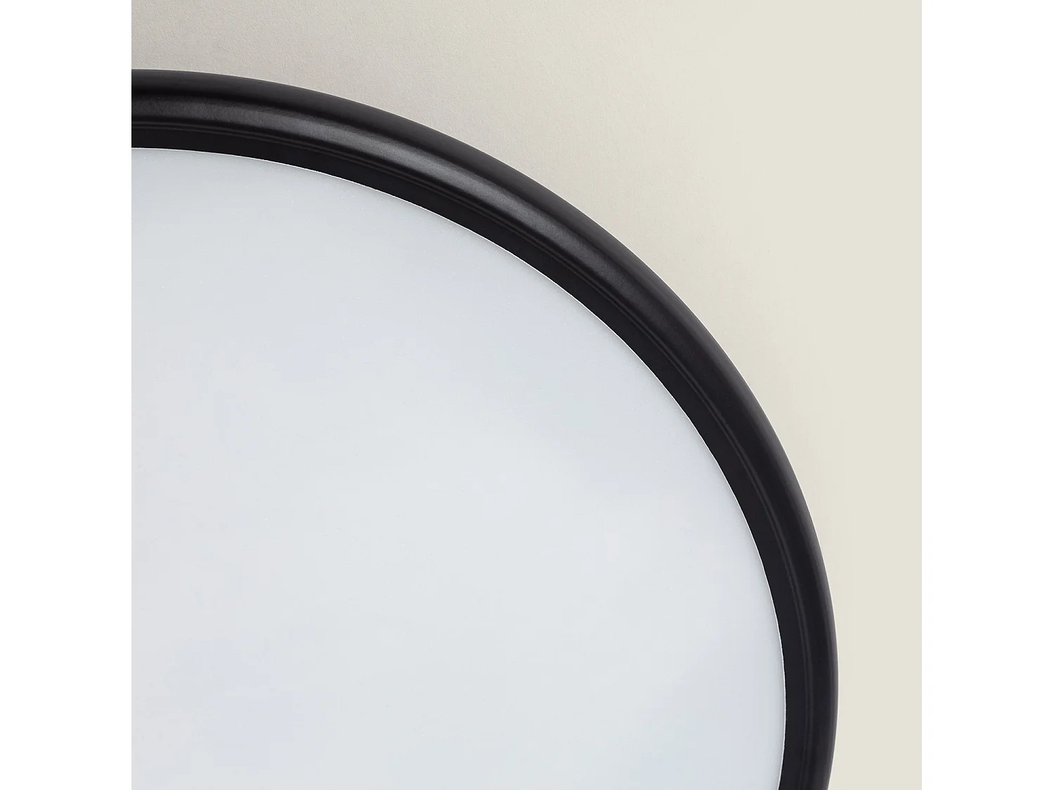 Plafonnier LED 28W Métal CCT Sélectionnable Meisel Noir