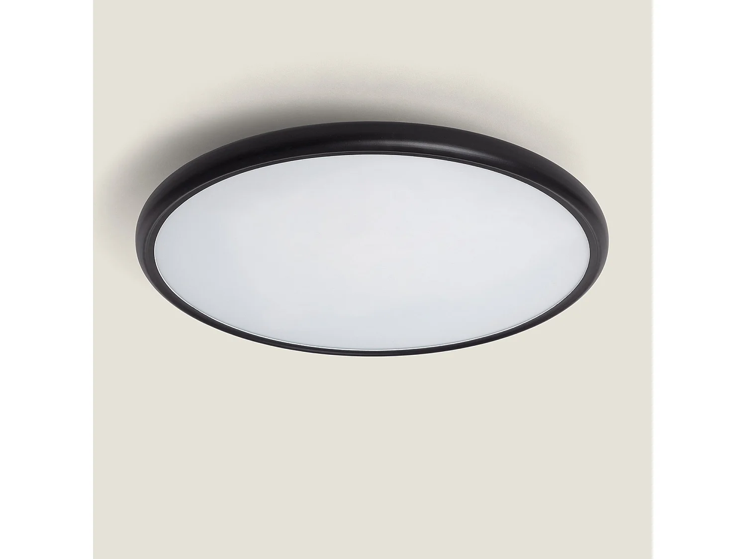 Plafonnier LED 28W Métal CCT Sélectionnable Meisel Noir